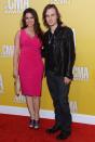 NASHVILLE, TN - NOVEMBER 01: Actors Jonathan Jackson (R) and Lisa Vultaggio attend the 46th annual CMA Awards at the Bridgestone Arena on November 1, 2012 in Nashville, Tennessee. (Photo by Jason Kempin/Getty Images)