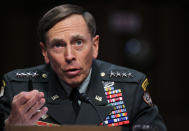 WASHINGTON - JUNE 23: U.S. Gen. David Petraeus speaks during a confirmation hearing before the Senate (Select) Intelligence Committee June 23, 2011 on Capitol Hill in Washington, DC. Gen. Petraeus will become the director of the Central Intelligence Agency if confirmed. (Photo by Alex Wong/Getty Images)