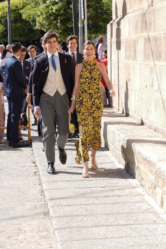 Condes de Osorno en la boda de Blanca Sainz