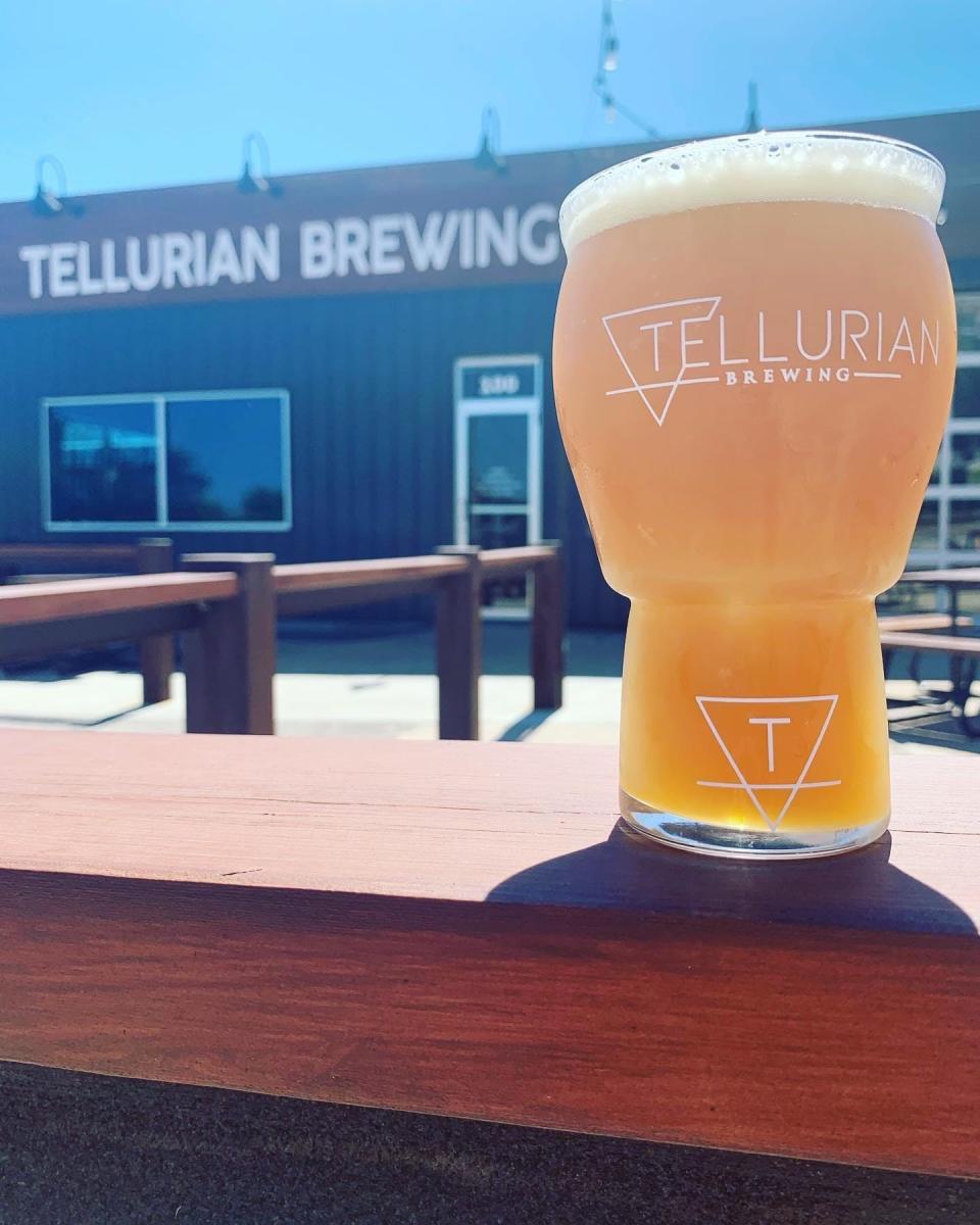 A pint of beer from Tellurian Brewing at 100 S. Main St. Charles City.