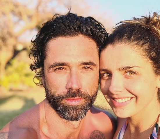 <p>Instagram Matias Novoa</p> Matias Novoa y Michelle Renaud