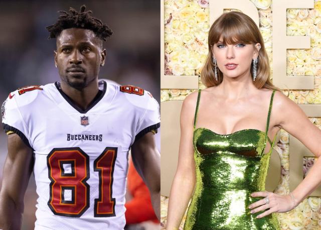 NFL Player Antonio Brown Faces Backlash After Posting AI Photo of Himself  Kissing Taylor Swift