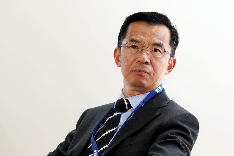 Chinese Ambassador in France Lu Shaye attends the MEDEF union summer forum renamed La Rencontre des Entrepreneurs de France, LaREF, at the Paris Longchamp Racecourse in Paris