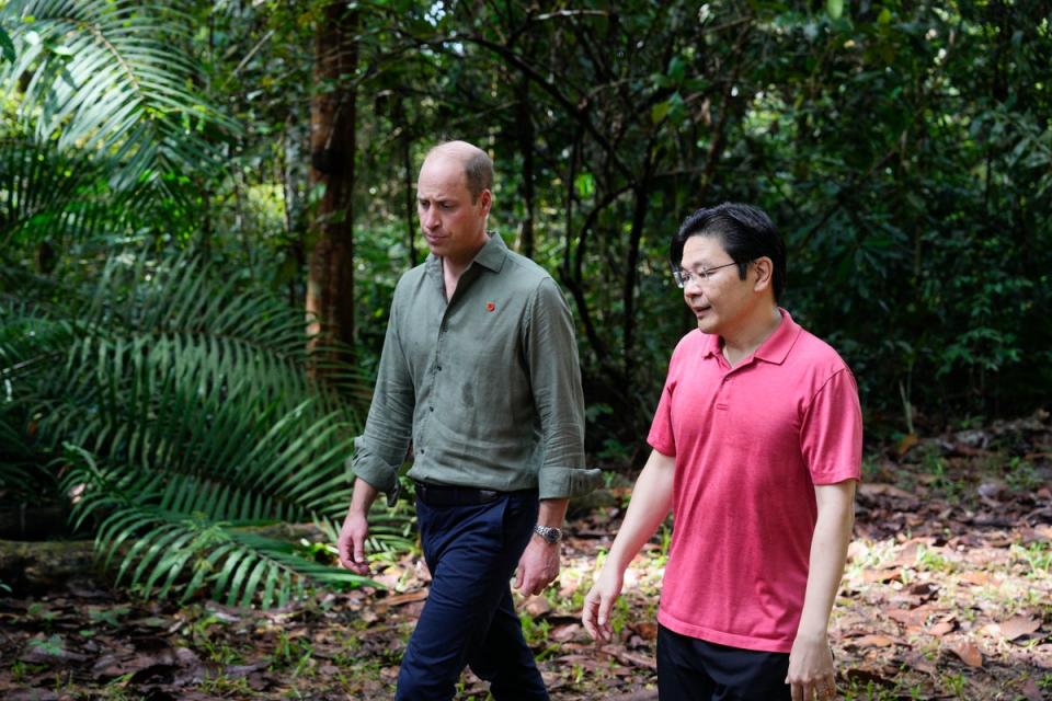 Singapore Prince William (Copyright 2023 The Associated Press. All rights reserved)