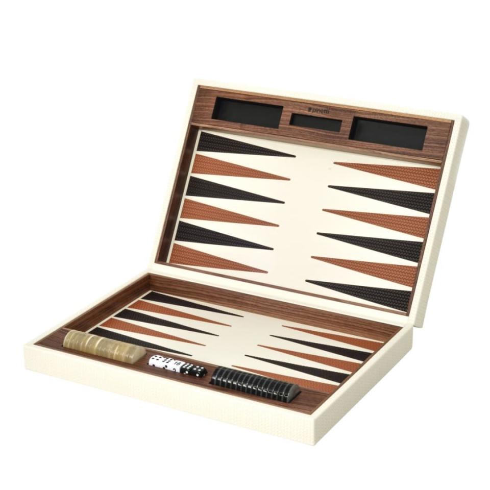 <p><a href="https://go.redirectingat.com?id=74968X1596630&url=https%3A%2F%2Fartemest.com%2Fproducts%2Fleather-backgammon-set-4d7d26a6-a750-4bef-9e89-fb5f29112c19%23q%3D7b2722e74105902e71709be82eefde66&sref=https%3A%2F%2Fwww.townandcountrymag.com%2Fstyle%2Ffashion-trends%2Fg46601458%2Fthe-weekly-covet-february-9-2024%2F" rel="nofollow noopener" target="_blank" data-ylk="slk:Shop Now;elm:context_link;itc:0;sec:content-canvas" class="link ">Shop Now</a></p><p>Leather Backgammon Set</p><p>artemest.com</p><p>$1940.00</p>