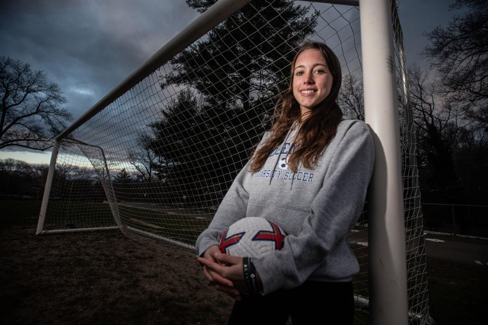 Edgemont's Izzy Boodell is the lohud Westchester/Putnam girls soccer player of the year. Boodell, photographed Dec. 19, 2022, will play soccer at Georgetown University.