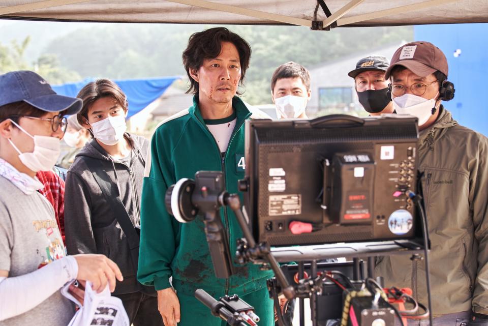 Behind the scenes of “Squid Game” - Credit: Noh Ju-han / Netflix