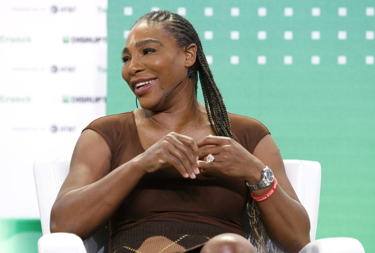 Serena Williams opens up about the isolating realities of being a professional athlete. (Photo: Kimberly White/Getty Images for TechCrunch)