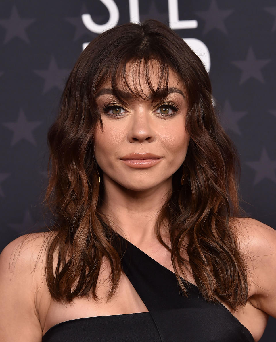 Sarah Hyland attends the 28th Annual Critics' Choice Awards in Los Angeles, California.