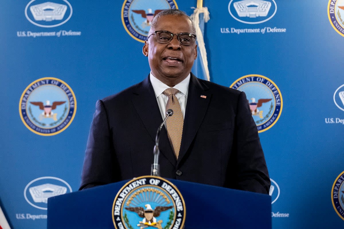 Lloyd Austin said in a statement that the US had taken ‘proportionate and deliberate action’ (AP)