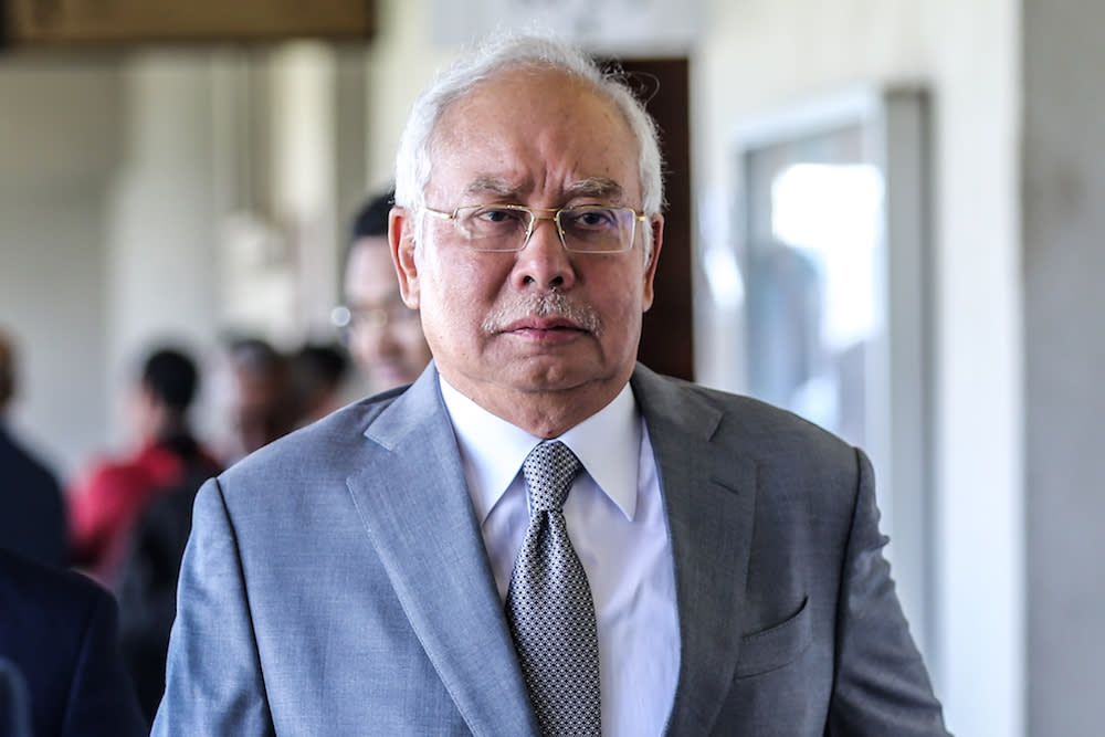 Pekan MP Datuk Seri Najib Razak is seen as Tun Dr Mahathir Mohamad primary nemesis. — Picture by Firdaus Latif