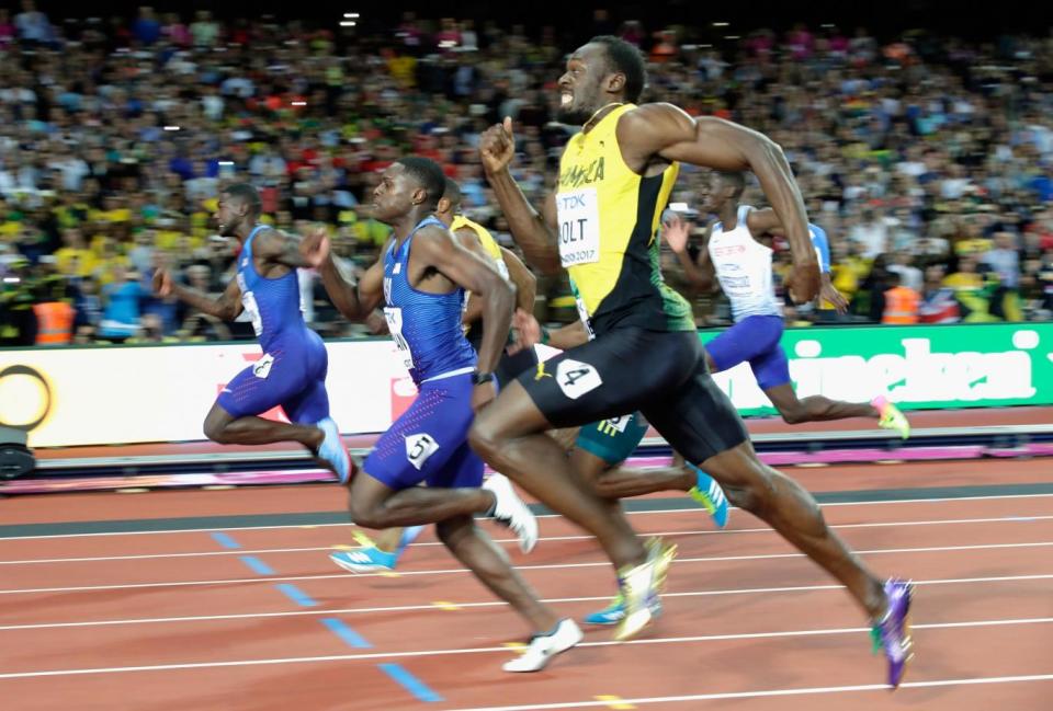 Gatlin and Coleman pip Bolt to the line in London (Getty Images for IAAF)