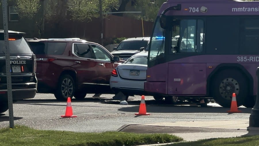 Mountain Metro bus involved in crash on Uintah Street