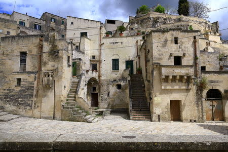 A general view of Matera's Sassi limestone cave dwellings in southern Italy April 30, 2015. REUTERS/Tony Gentile