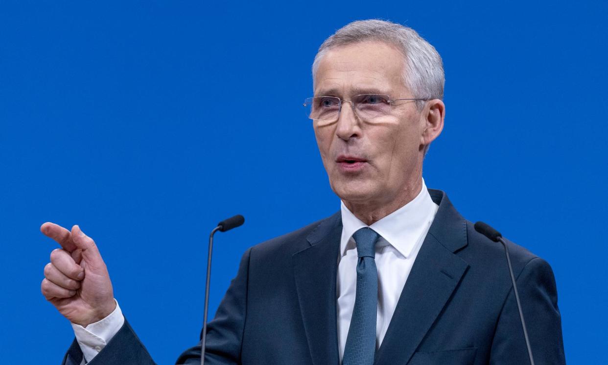 <span>Jens Stoltenberg has said Nato may face ‘two nuclear-powered adversaries’. </span><span>Photograph: Omar Havana/Getty Images</span>