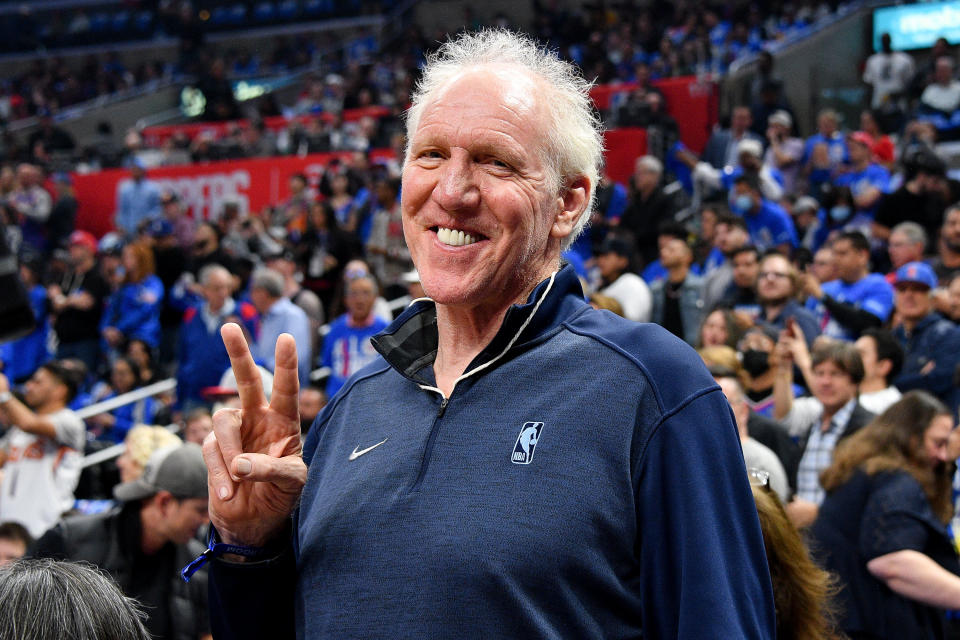 LOS ANGELES, CALIFORNIA - APRIL 20: Bill Walton attends a basketball game between the Los Angeles Clippers and the Phoenix Suns at Crypto.com Arena on April 20, 2023 in Los Angeles, California. (Photo by Allen Berezovsky/Getty Images)