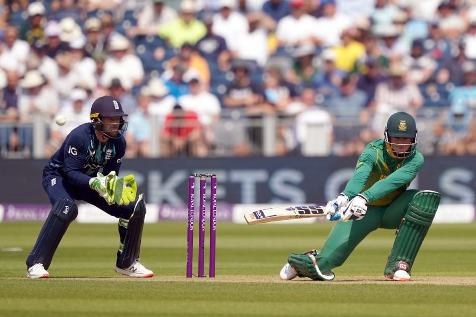 Rassie van der Dussen starred for South Africa (Owen Humphreys/PA) (PA Wire)