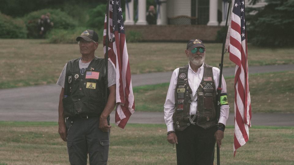 The Patriot Guard Riders attend funerals of fallen law enforcement officers and veterans.