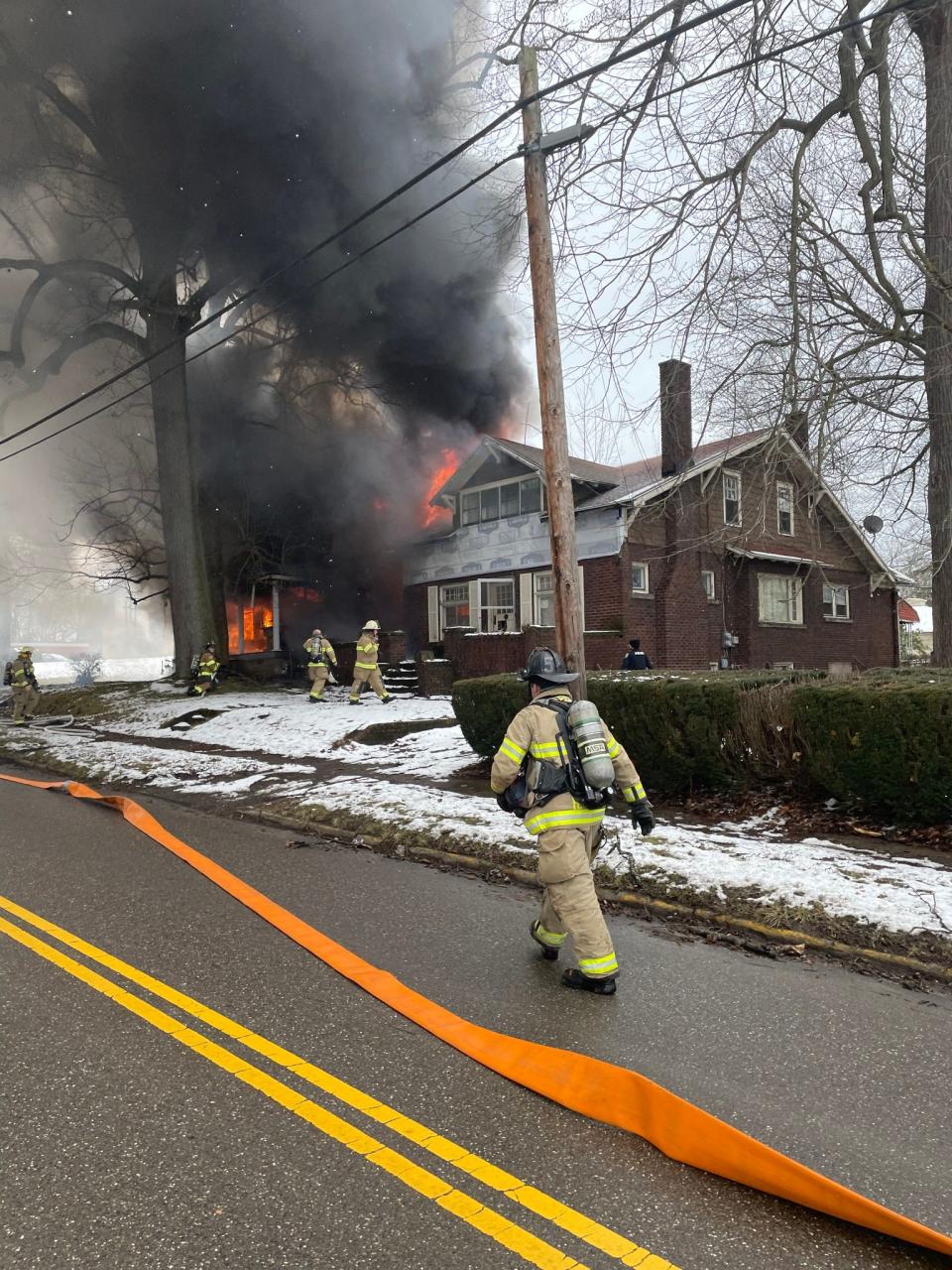 One person died in a house fire Thursday in the 1300 block of S. Arch Avenue in Alliance.