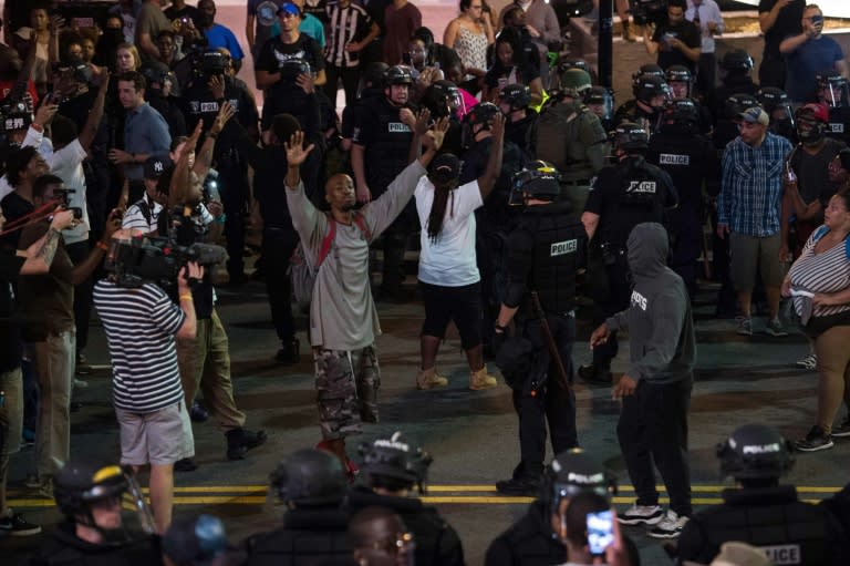 North Carolina Governor Pat McCrory declared a state of emergency after a second night of violence in Charlotte