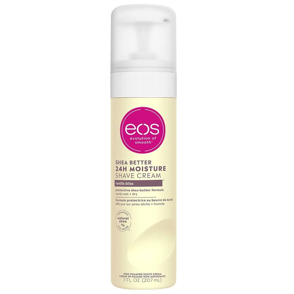 Shaving is a big part of my everything shower. It’s not something I usually enjoy, but incorporating luxurious, high-quality products makes it far more bearable. After I’m nice and exfoliated, I use this eos hydrating shea butter shave cream to help my razor glide around all the nooks and crannies without any nicks. It’s protective and also helps lock in moisture so that the act of shaving doesn’t dry out my skin, which I greatly appreciate. Plus, it smells like a warm vanilla candle.Promising review: “My favorite shaving cream. It’s amazing, buy it sis.” —Darlene CatenaYou can buy Eos Shea Better Shaving Cream from Amazon for around $7.