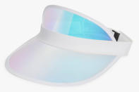 <p>Have it made in the shade with this sporty visor that gives back.</p> <p>As part of Nordstrom's Be Proud by BP. collection, 10% of sales from items from the gender-inclusive line benefit Trans Lifeline, a nonprofit hotline that provides emotional and financial support for trans people in need.</p> <p><strong>Buy It!</strong> Pride Gender Inclusive Iridescent Visor, $19; <a href="https://www.nordstrom.com/s/pride-gender-inclusive-iridescent-visor/6612276?origin=category-personalizedsort&breadcrumb=Home%252FWomen%252FAll%2520Women&color=040" rel="nofollow noopener" target="_blank" data-ylk="slk:nordstrom.com" class="link ">nordstrom.com</a></p>