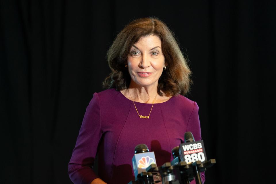 Gov. Kathy Hochul in October 2021.