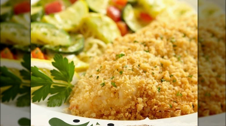 Olive Garden Parmesan-crusted tilapia