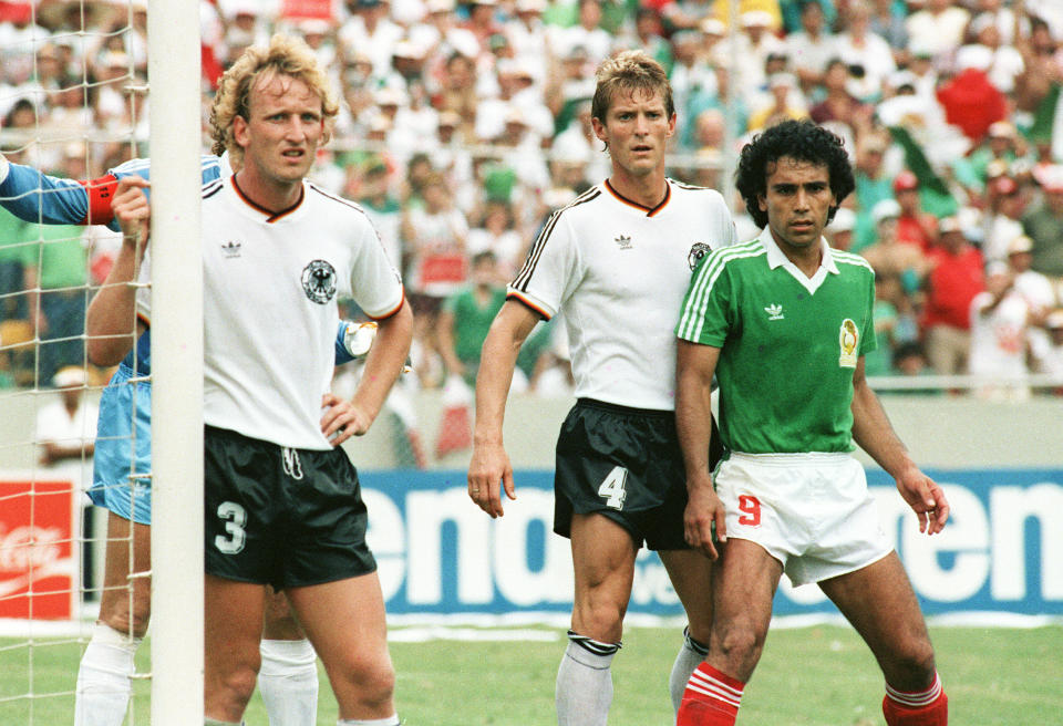 El mexicano solo anotó un tanto en la historia de los Mundiales, en 1986 (Foto de: STAFF/AFP via Getty Images)