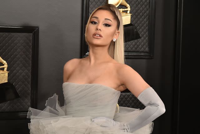 <p>Getty Images</p> Ariana Grande in Los Angeles in January 2020