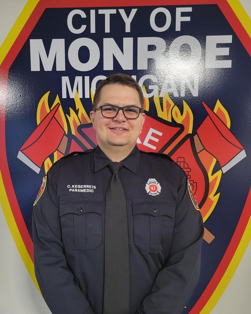 Cody Kegerreis has joined the Monroe Department of Public Safety as a firefighter/paramedic.
