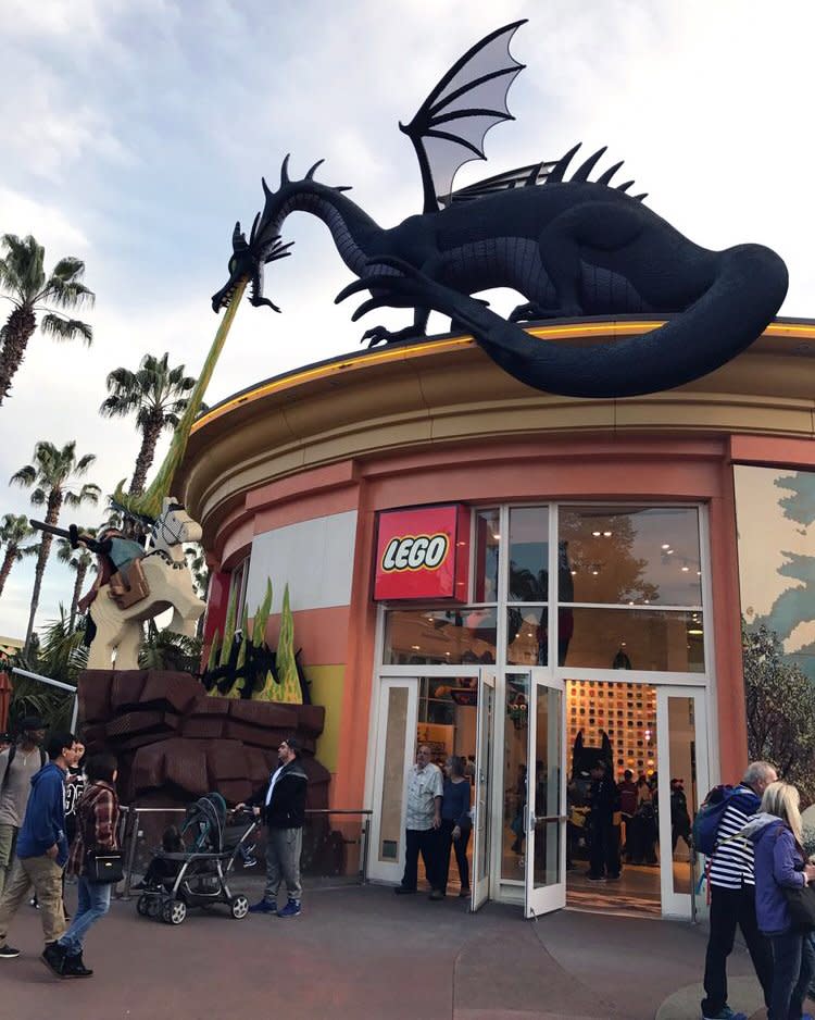 The Lego Store at Disney