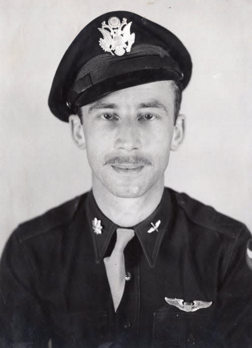 Maj. John C. Egan, commanding officer of 418th Bomb Squadron.