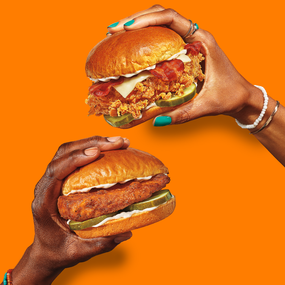 For National Fried Chicken Day, when you order any chicken sandwich combo – choose from classic, spicy, blackened, or bacon and cheese – through July 9 on the Popeyes app or online or via DoorDash (while supplies last), you get a free a la carte chicken sandwich.