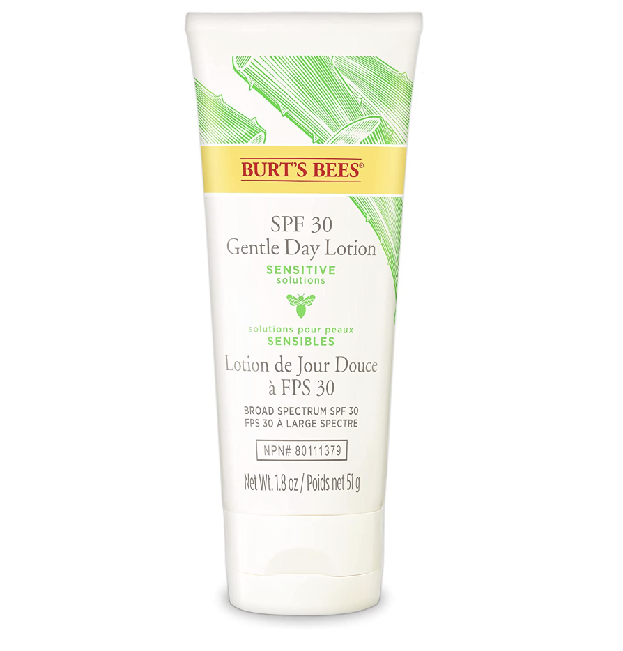 Burt’s Bees Sensitive Solutions SPF 30 Gentle Hydrating Day Lotion (photo via Amazon)