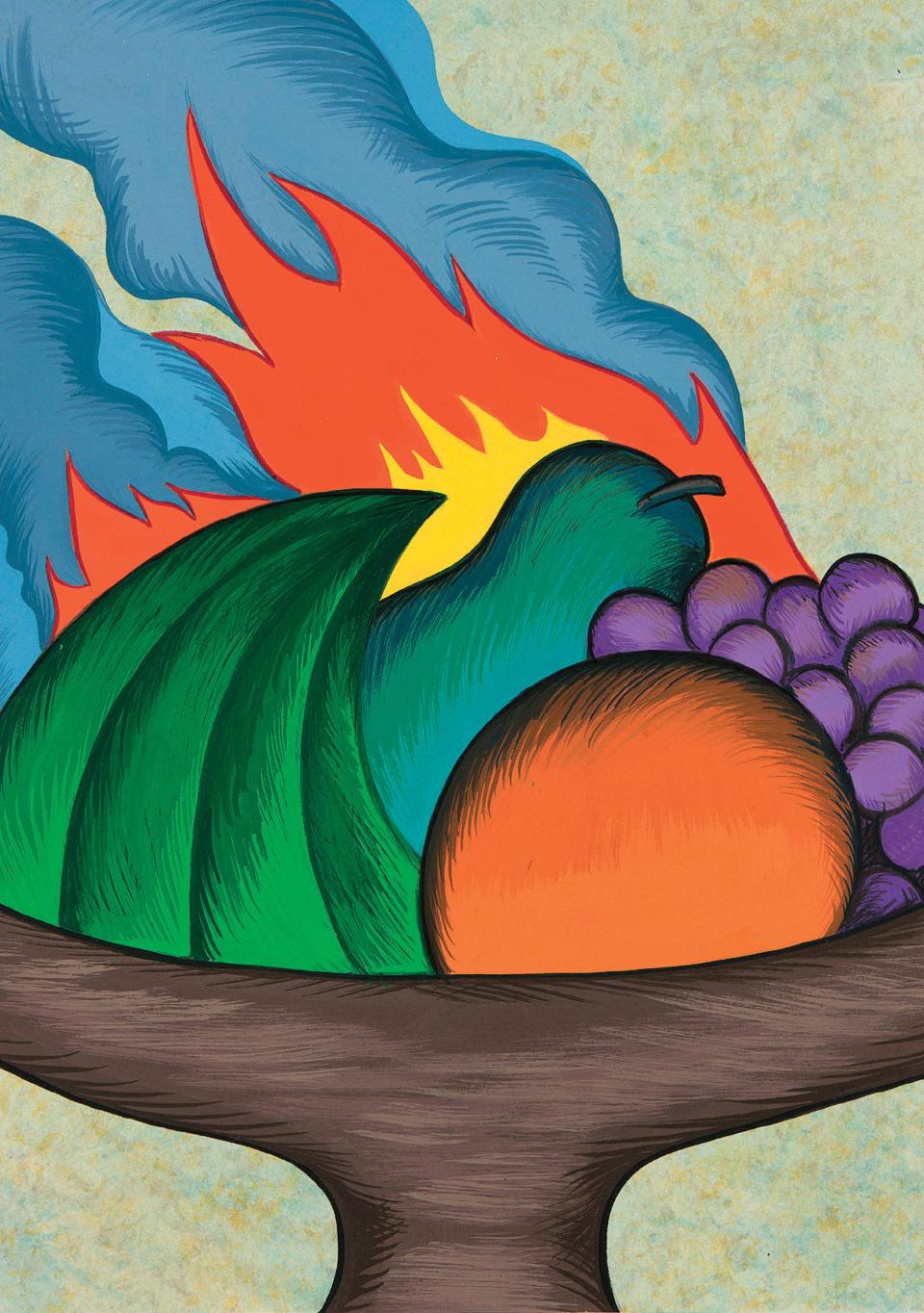 Fruit Bowl on Fire (2015).