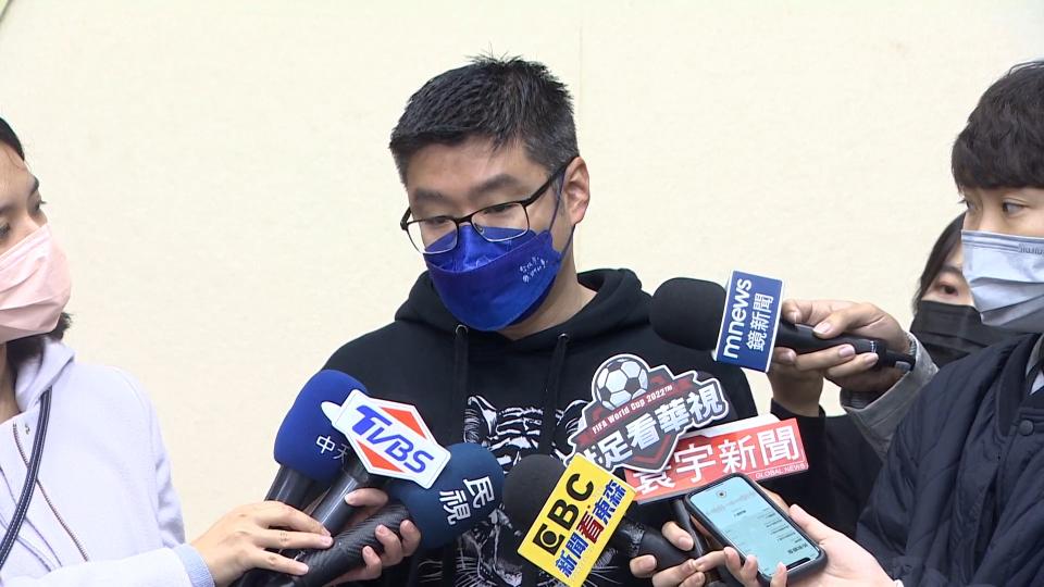 台北市議員徐弘庭認為藍營內沒有給年輕世代很多機會。（圖／東森新聞）