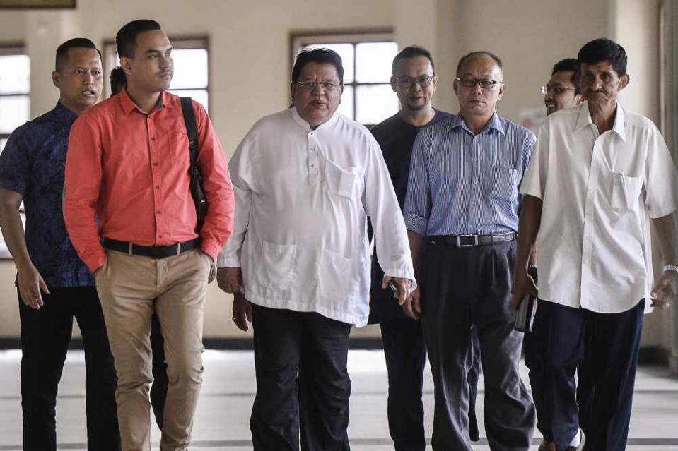 Datuk Seri Tengku Adnan Tengku Mansor arrives at the Kuala Lumpur High Court September 20, 2019. ― Picture by Miera Zulyana