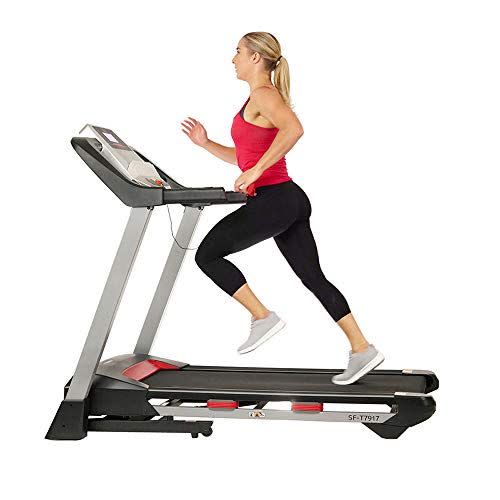 7) Sunny Health & Fitness Folding Treadmill