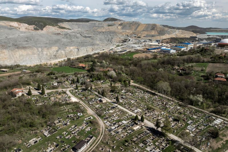 The Wider Image: In Serbian village, women fight to escape encroaching mine