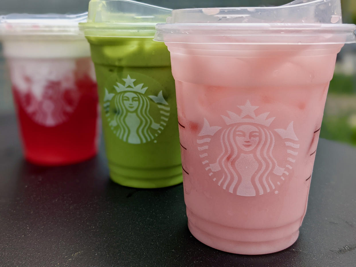 Starbucks drinks have gotten wild thanks to TikTok. Here's what you should order right now. (Photo: Lee Breslouer)