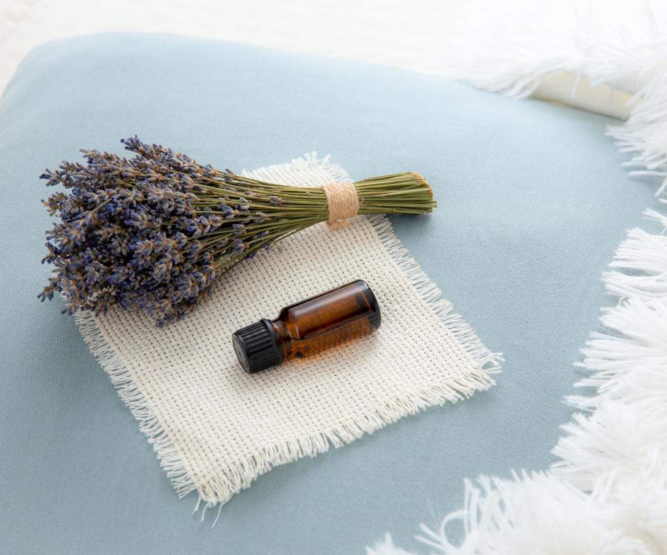 A lavender pillow misting bottle