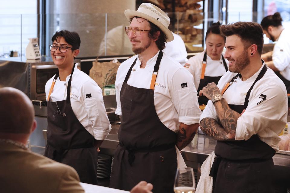 Screenshot from "Top Chef"