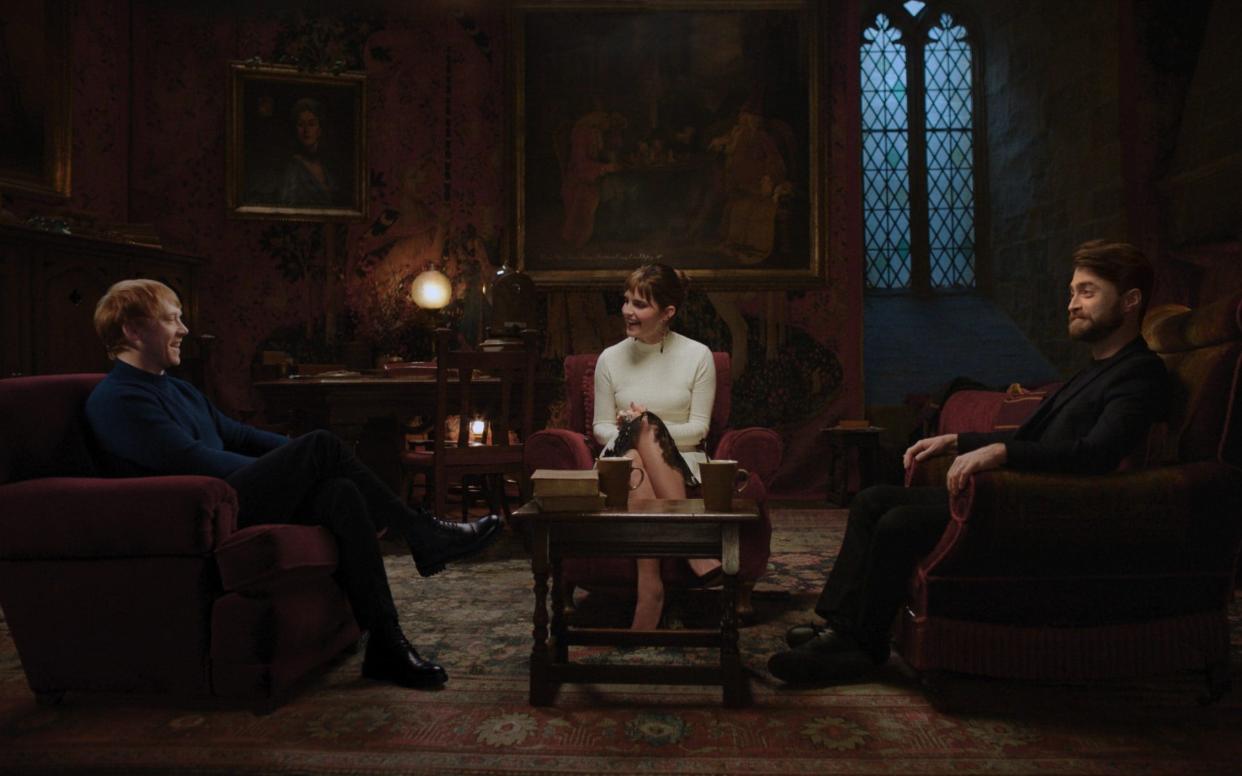 Rupert Grint, Emma Watson and Daniel Radcliffe in Harry Potter 20th Anniversary: Return to Hogwarts - Warners