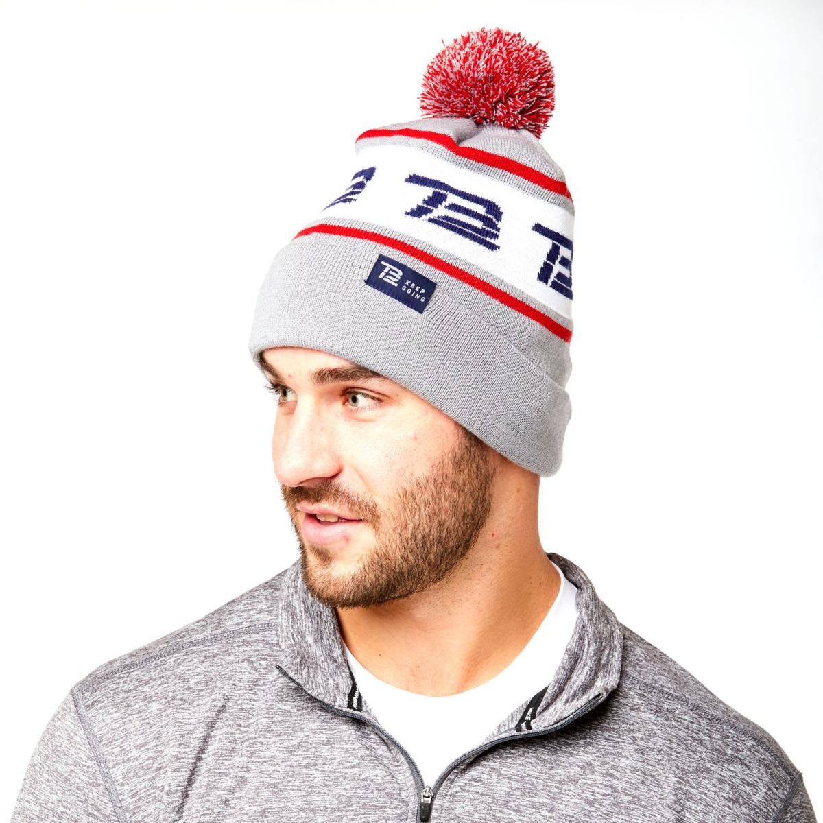 Jordan College (Michigan) Pom Beanie.