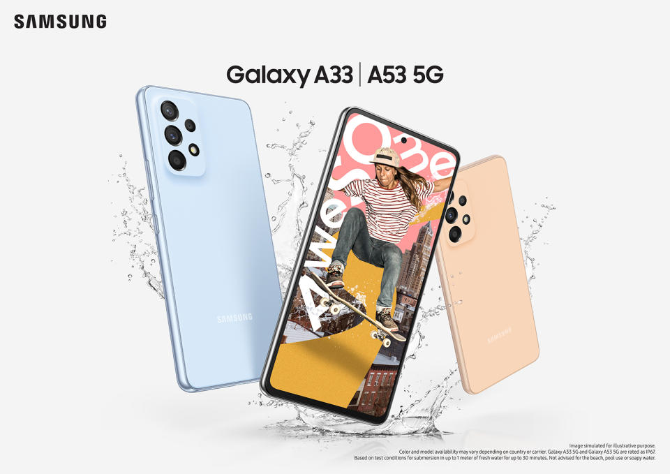 Samsung Galaxy A53 5G Galaxy A33 5G