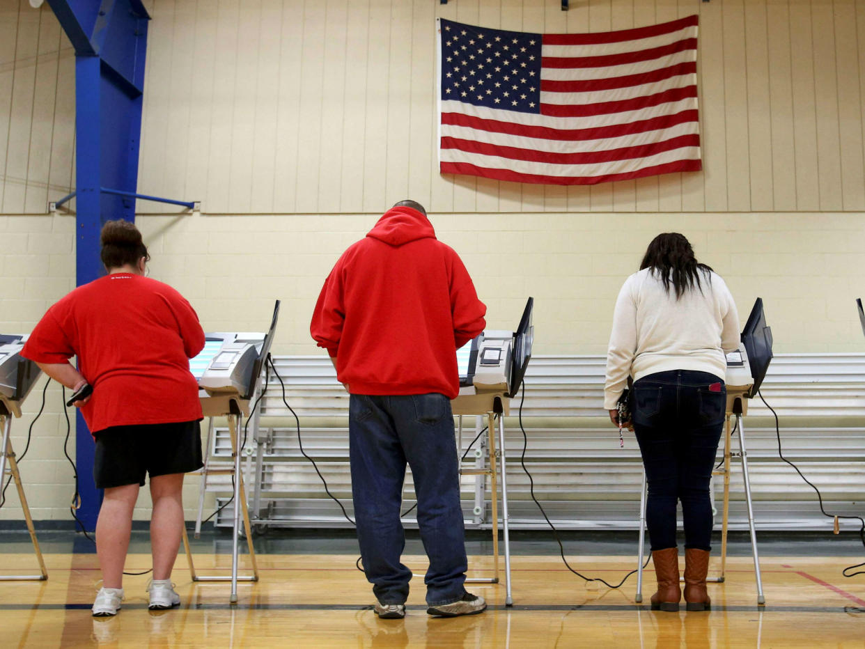 Voters cast their votes during the 2016 US presidential election in Elyria, Ohio: REUTERS/Aaron Josefczyk/File Photo