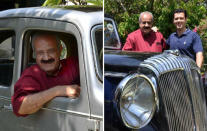 Sulaiman’s labor of love for close to three decades will come to nought if his legacy is not continued. He passes on the baton to Mushtaq Jamal, his son. “The year that I acquired my first car was also the year that Mushtaq was born,” remarks Sulaiman. Mushtaq is a chip off the old block -- tall and handsome, he shares his father’s love for cars and bikes. “I learned how to drive on the Morris Minor and to ride on the Triumph. I want to continue what Dad has started,” he muses. Must be music to Sulaiman’s ears!