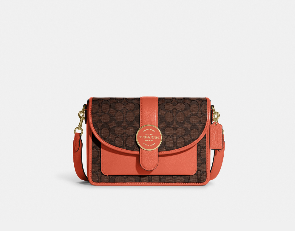 Lonnie Crossbody In Signature Jacquard (Photo via Coach Outlet)