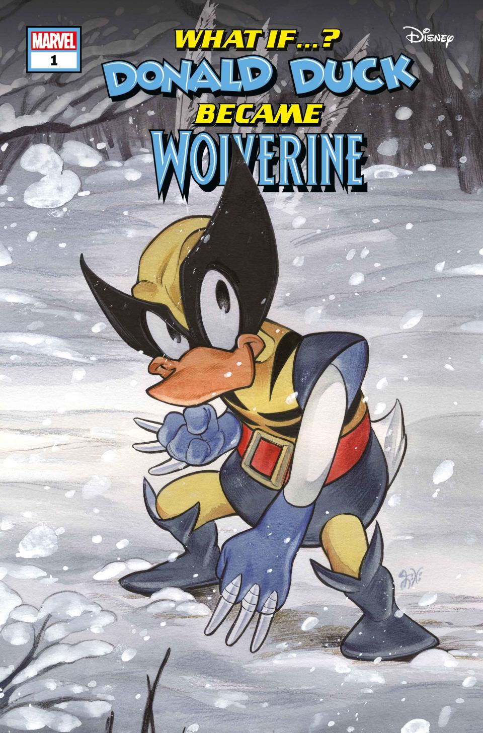 Cover art for Marvel & Disney: What If…? Donald Duck Became Wolverine #1